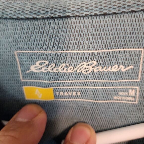 Men's Eddie Bauer "Travex" zip-up fleece sweater, size Medium - Picture 2 of 3